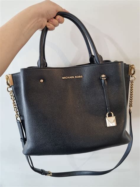 michael kors arielle large pebbled leather satchel